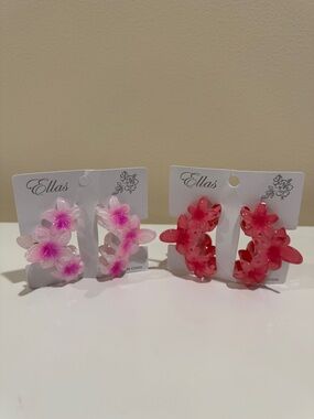 Floral Hair Clips